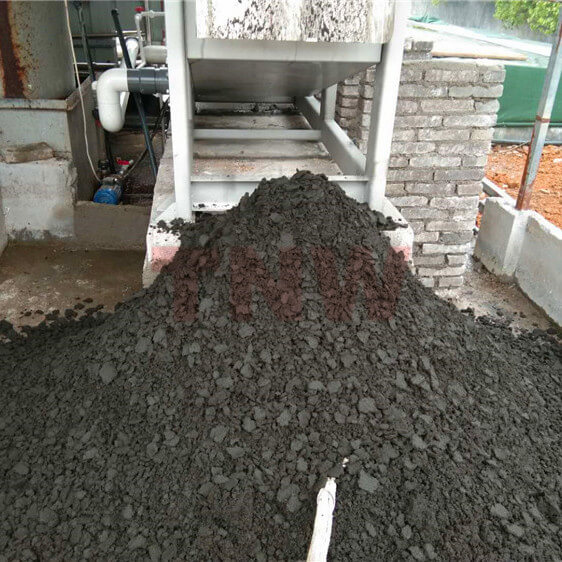 Application case of sludge dewatering machine for treating pig farm wastewater
